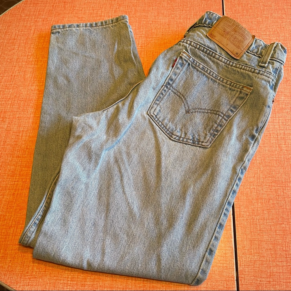 LEVIS Light Wash Relaxed Fit Tapered Leg Jeans